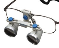 Dental Surgical Loupes, 3.0x , 340mm working distance, Titanium Frame Silver