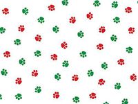 Christmas Cello Bags 100 Count - Xtra Small - Christmas Paws