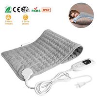 MOHOO Heating Pad, Electric Heating Pad for Cramps Pain Relief, Electric Fast Heat Pad with 6 Temperature Setting and Auto Shut Off, Heat Therapy Moist Heat Therapy Pad for Neck, Shoulder, Knee