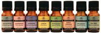 Gift Set Essential Oil Top 8-10ml (Spearmint, Lemon, Tea Tree, Sweet Orange, Grapefruit, Eucalyptus, Peppermint, Lavender)