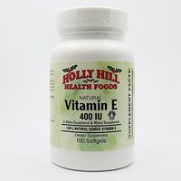 Holly Hill Health Foods, Vitamin E 400 IU, 100 Softgels