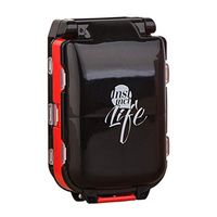 JD Home Lockable Medication Box Organizer Small Medicine Lock Box with Compartments Childproof Prescription Storage Box