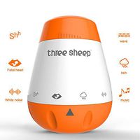 White Noise Machine - Sound Machine for Sleeping & Relaxation Soothing Nature Sounds and Auto-Off Timer Voice Control Portable Noise Machine Baby & Kids Sleep Therapy for Home, Office, Travel