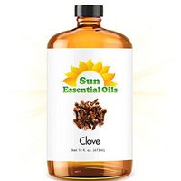 Clove Essential Oil (Huge 16oz Bottle) Bulk Clove Oil - 16 Ounce