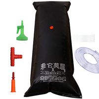Household Summer Solar Water Bag, Outdoor high-Density PVC hot Water Bag Set, 1.3m × 0.75m Fast Heat Absorption Bath Bag, The Number of Users 3-5 People/Capacity 130L