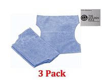 Microfiber Cloth for Swiffer Sweeper, Bissell Steamboost, Swiffer 2 in 1 for Wet Mopping or Dry Dusting - Reusable & Eco-friendly (3 pack)