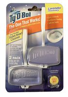 Ty-D-Bol Over The Rim Toilet Bowl Cleaner and Freshener Gel, Lavender Fragrance 2 ct (Pack of1)