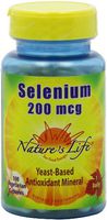 Nature's Life Selenium Veg Capsules, 200 Mcg, 100 Count