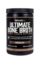 Infowars Life - Ultimate Bone Broth (15 Servings, Chocolate) – Bone Broth Protein Powder with Collagen, Turmeric Root, Chaga Mushroom, Bee Pollen & Other Ancient Super-nutrients