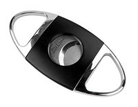 JetLine 49-209-B Soho Handheld Twin Blade Cigar Cutter - Black