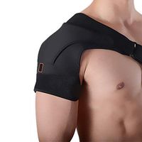 Shoulder Stability Brace, Rotator Cuff Brace，Adjustable Shoulder Immobilizer-for Chronic Pain， Torn Rotator Cuff Support,Tendonitis, Dislocation, Bursitis,Shoulder Compression Sleeve (Black, Left)