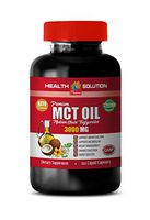 Brain Vitamins Memory for Adults - Premium MCT Oil 3000 MG - Keto Formula - mct Oil caprylic Acid - 1 Bottle 120 Liquid Capsules