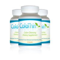 ColoThin Colon Cleanse Detox, 3 Bottle Special !! 45 Count Each
