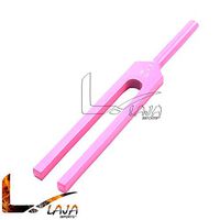 LAJA Imports 1 Piece Tuning Fork Pink Color C512 Chakra Chiropractic Instruments
