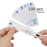 Digital Thermometer Probe Covers - Disposable Universal Digital Thermometer Probe Covers Covers for Oral Rectal Thermometer 100 Pack