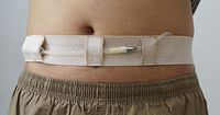 G-Tube Holder - Comfortable & Concealment Gastrostomy Tubes Fixation Belt - Catheter Fixation Device Abdominal Dialysis Belt,115cm