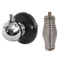 PROCOMM SO-239 CONNECTED CB RADIO ANTENNA BALL MOUNT W/ HEAVY DUTY BARREL SPRING