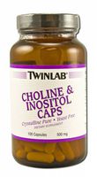 Twinlab Inc 186 Choline & Inositol 500 Mg 100 Caps