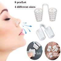 Anti Snoring Nose Vents - Snore Stopper Solution - Set of 8 Nasal Dilators - Natural Stop Snoring Devices - Effective-Easy Reduce Snoring - Aid Relieve Snore for Men Women