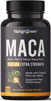 Organic Maca Root Powder Capsules 1500 mg with Black + Red + Yellow Peruvian Maca Root Extract Supplement for Men and Women - Vegan Pills with Black Pepper for Better Absorption