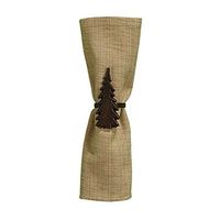 Park Designs Fir Tree Metal Napkin Ring Household Supplies