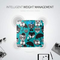 Bluetooth Weighting Scales Spring Cartoon Skunk Flowers Leaf Smart Weight Scale Body Fat Composition Monitor Analyzer with Smartphone App for Body Management-396lbs