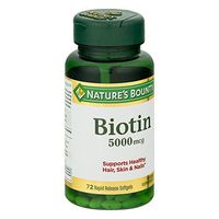 Nature's Bounty Biotin 5000 mcg Liquid Softgels 72 ea (Pack of 3)