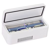 CGOLDENWALL 170x45x24mm 8Hour Insulin Refrigerated Box 2-8℃ Thermostat Drug Reefer Portable Car Refrigerators Case Cooler or Travel Home Car Under 25℃ Working Environment