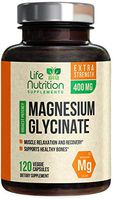Magnesium Glycinate Capsules Highest Potency Chelated 400mg - High Absorption Mag Supplement - Made in USA - Best Vegan Stress Relief, Sleep, Muscle Cramps & Relaxation, Non-GMO - 120 Capsules