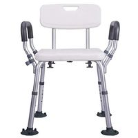 KYSZD-Benches White Bathtub Lift Chair with Arms with Height Adjustable Leg, Shower Lift Chair for Safety and Stability
