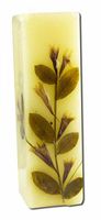 Auroshikha Square Flower Candle, Sandalwood