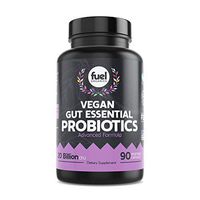 Fuel Organics Vegan Probiotic Supplements 20 Billions CFU︱90 Capsules︱Best Probiotics for Men & Women︱Organic︱Gluten Free︱FDA Approved︱Lactobacillus Acidophilus, Vegetarian, Dairy Free (Lactose Free)