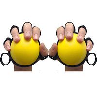 CHAONAO Five-Finger Grip Ball Device for Hemiplegia Anti-Spasticity Ball Splint Finger Orthosis Finger Training Equipment,1pair