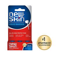 New-Skin Liquid Bandage 0.3 FL OZ, Liquid Bandage for Hard-to-Cover Cuts, Scrapes, Wounds, Calluses, and Dry, Cracked Skin (Packaging May Vary)