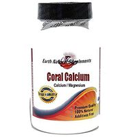 Coral Calcium 500mg Magnesium 250mg * 200 Capsules 100% Natural - by EarhNaturalSupplements
