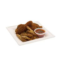 CiboWares 8 Inch x 8 Inch Square Sugarcane Bagasse Plates, Disposable and Eco-Friendly, Pack of 125