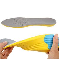 EDTara Sports Insoles for Men Women - Flat Soft Running Shoes Inserts Shock and Sweat Absorption Decompression Insoles for Basketball Training