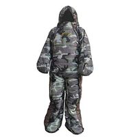 LoveinDIY Backpacking Outdoor Camping Wearable Sleeping Bag with Arms Legs for Family - L