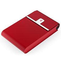 HF Barcelona Travel5 Exclusive Travel humidor with Capacity for 5 Cigars (Red)