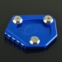 Frames & Fittings Motorcycle Kickstand Foot Side Stand Extension Pad Support Plate for Honda NC700S/X NC 700 Ingtegra 12-14 CBR500R CB500F CB500X - (Color: Blue)