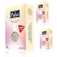 Pufai Super Slim Cigarette Filter Tips Ultra Slim 5mm 6mm 75 Piece in 3 Boxes Rose