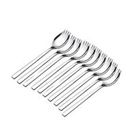 Spork, Reusable Stainless Steel Fork Spoon, Stainless Steel Spork for Daily Household and Outdoor Camping, Multi-function Fork for Adults, Children, Seniors and Disabled, 10 Pieces