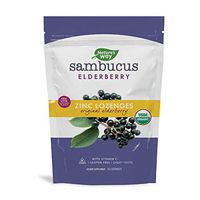 Nature's Way Organic Sambucus Lozenge, Elderberry and Zinc, 24 count pouch (Packaging May Vary)