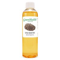 Chia Seed Oil - 4 fl oz (118 ml) Plastic Bottle w/Cap - 100% Pure Carrier Oil - GreenHealth