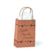 Faith, Family and Friends Bag with Handle - Pack of 12
