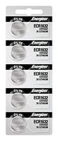 Energizer CR1632 3V Lithium Coin Battery (Pack of 5)
