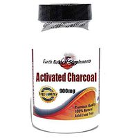 Activated Charcoal 900mg * 100 Caps 100 % Natural - By EarhNaturalSupplements