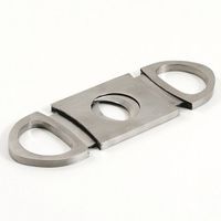 Stainless Steel Guillotine Double Bladed Cigar Cutter