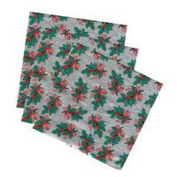 Holly Bough 6x6 Inch Candy Foil Squares 1,000 Piece