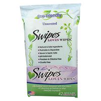 Swipes Lovin Wipes,Unscented 42 Count (Pack Of 6)